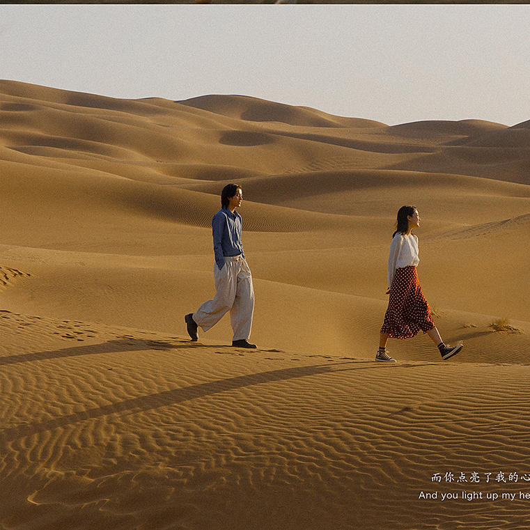 定制电影感婚纱照-沙漠
