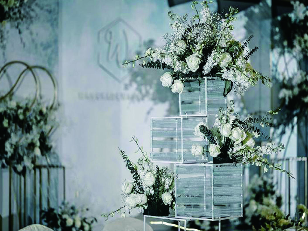 兰州桑上婚典灰蓝创意色调主题婚礼