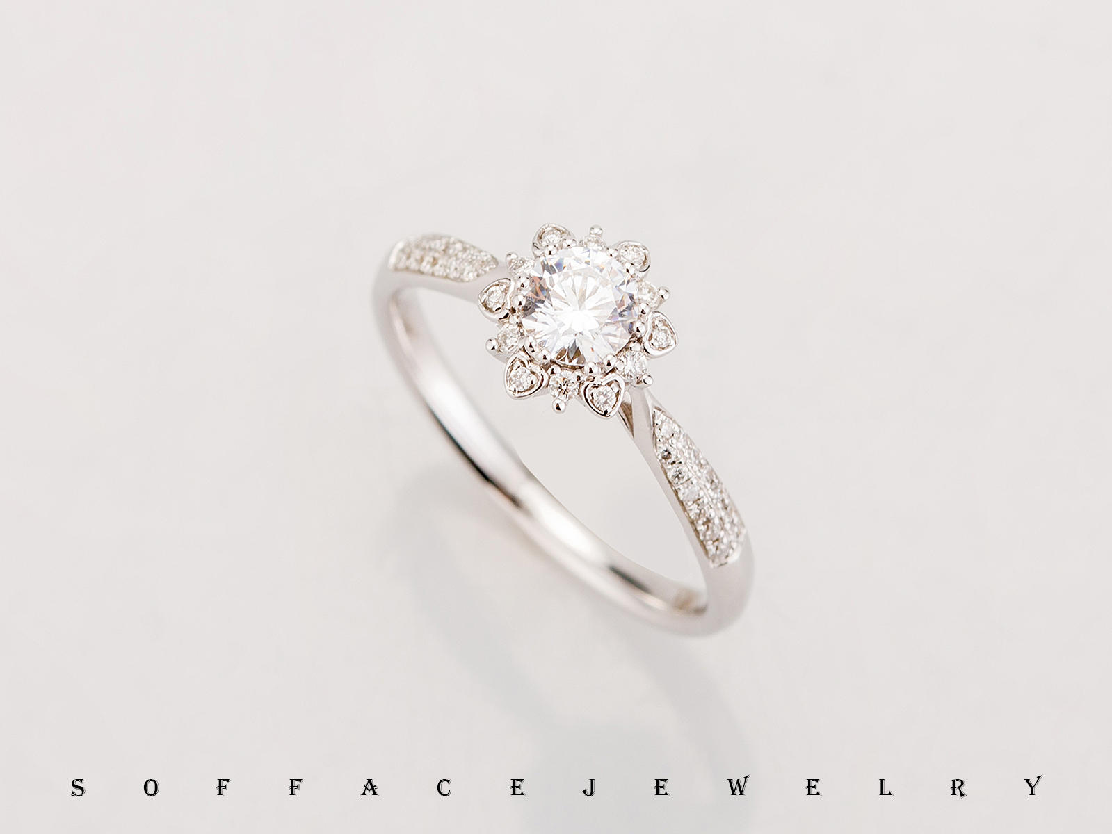 索菲斯|设计款结婚钻戒|守望