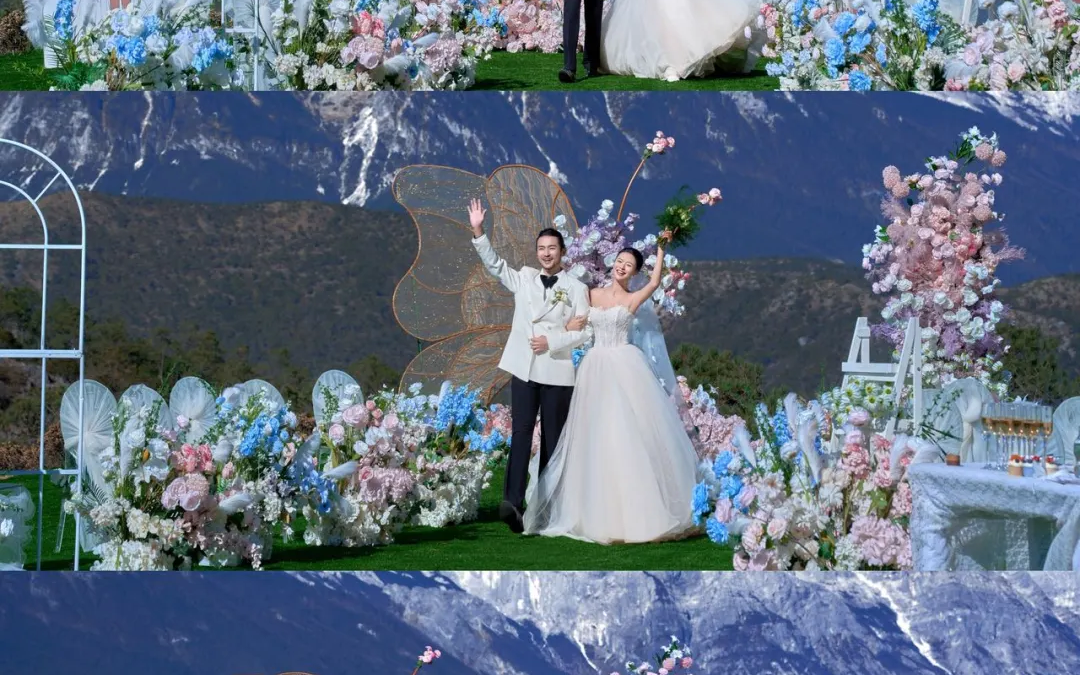 当雪山圣洁遇见樱花粉 | 童话成真