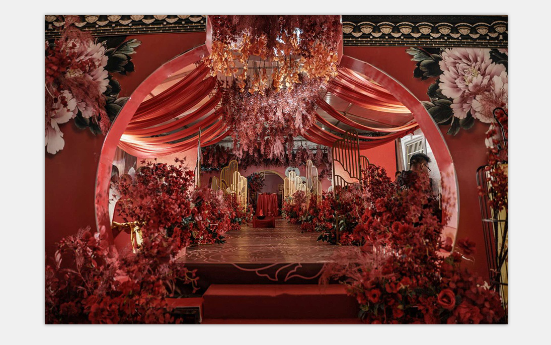 抚州喜洋洋婚庆中式婚礼进贤李渡镇户外