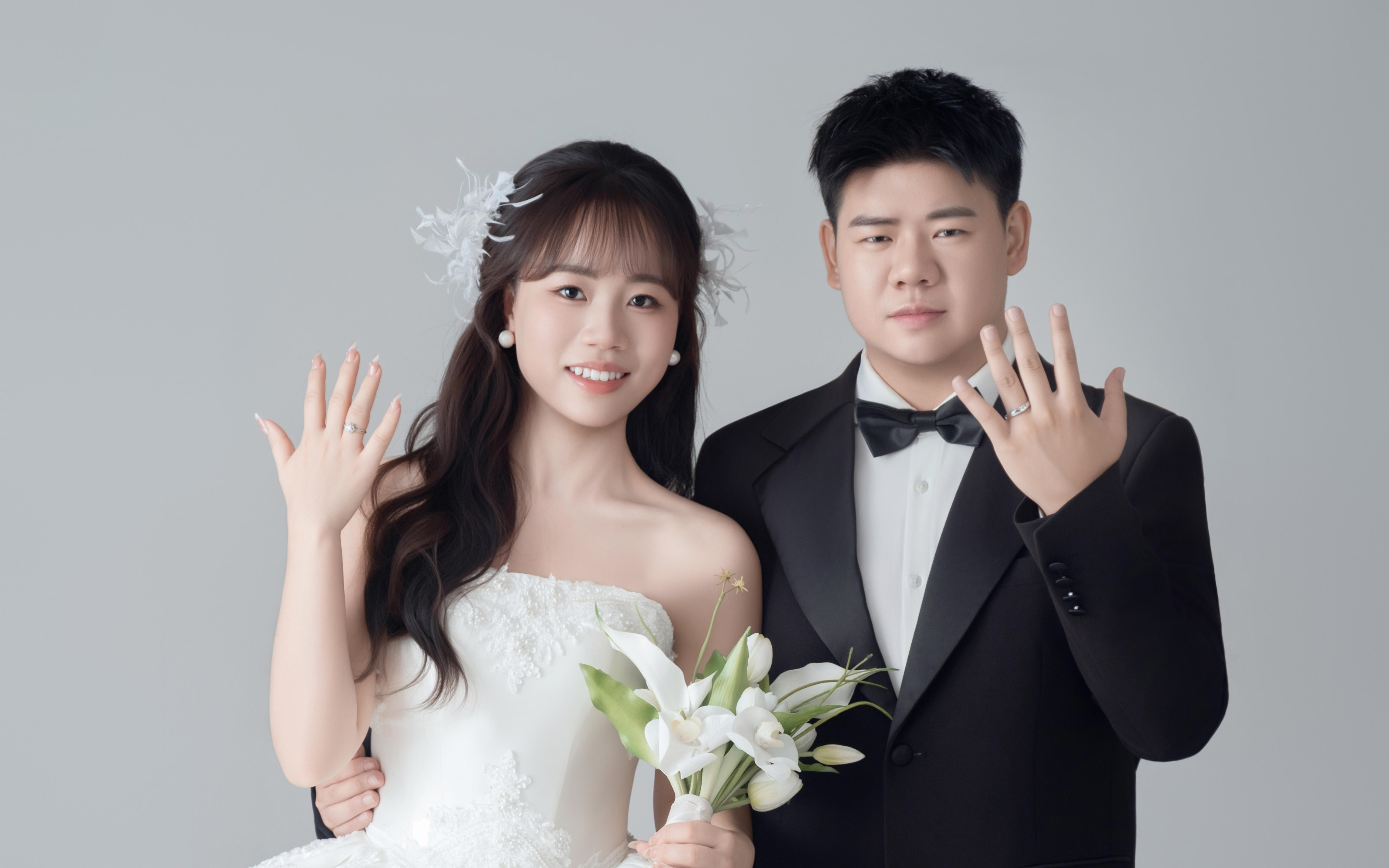 狠狠心动了！结婚必拍的高级感主纱婚纱照