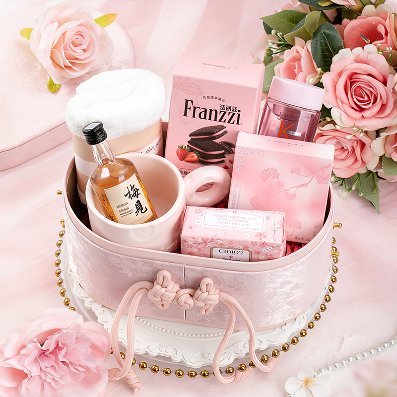 【婚禮紀(jì)】 新中式橢圓盒 定婚新婚 伴娘伴手禮