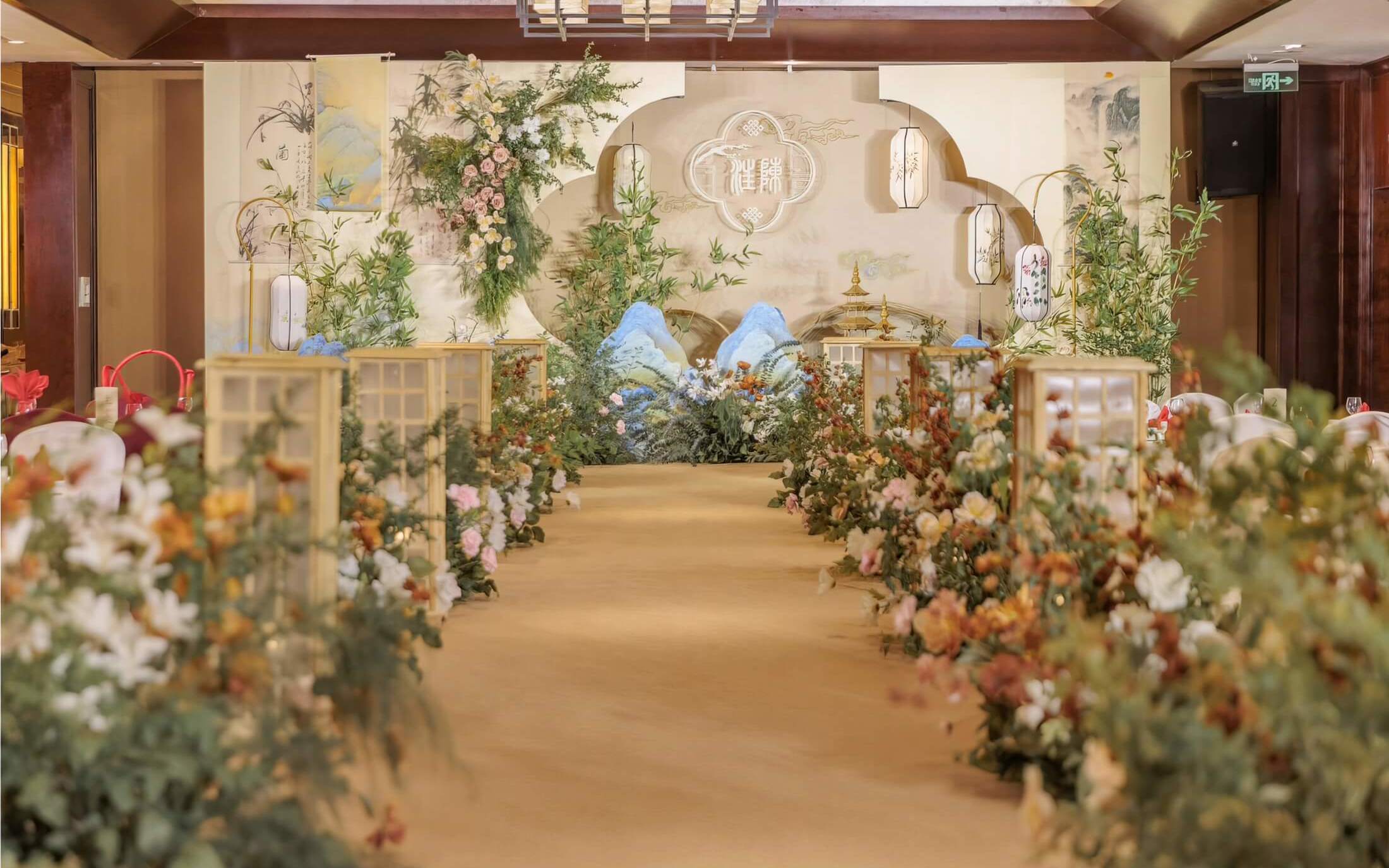 东莞小预算香槟色传统国风新中式婚礼