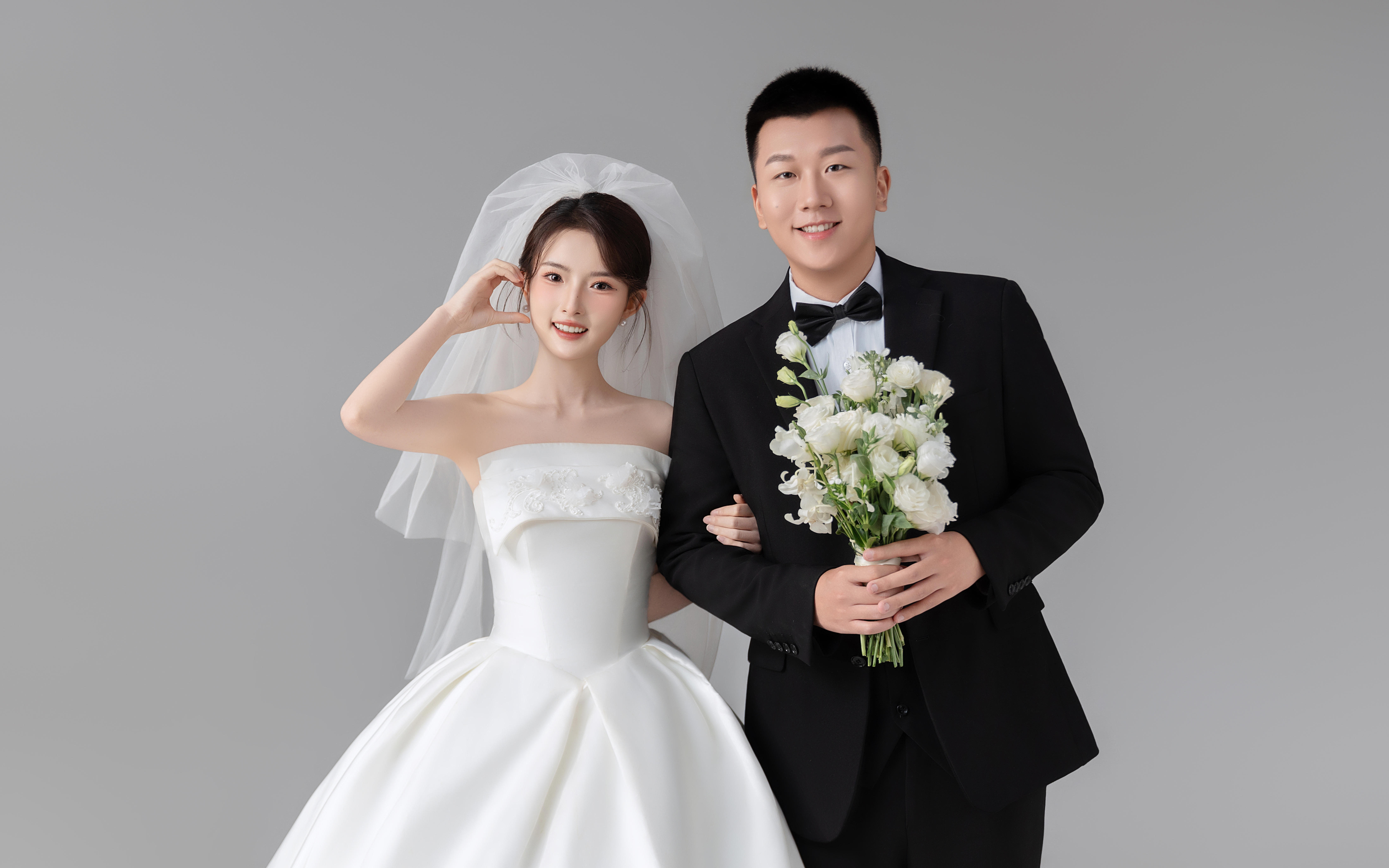 【客片分享】抄作业❗️韩式极简婚纱照拍这套巨好看