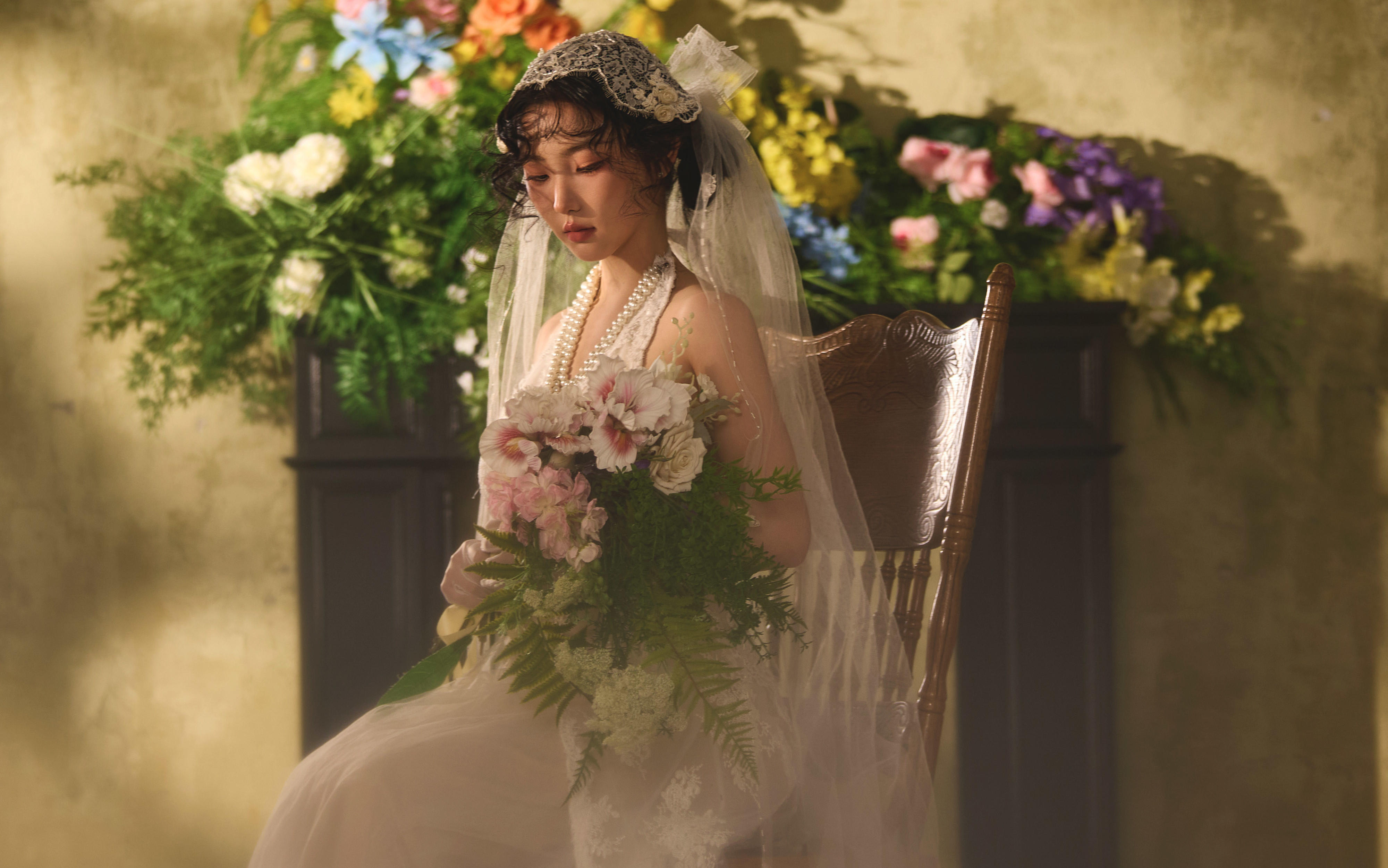 油画婚纱照确实美得离谱！