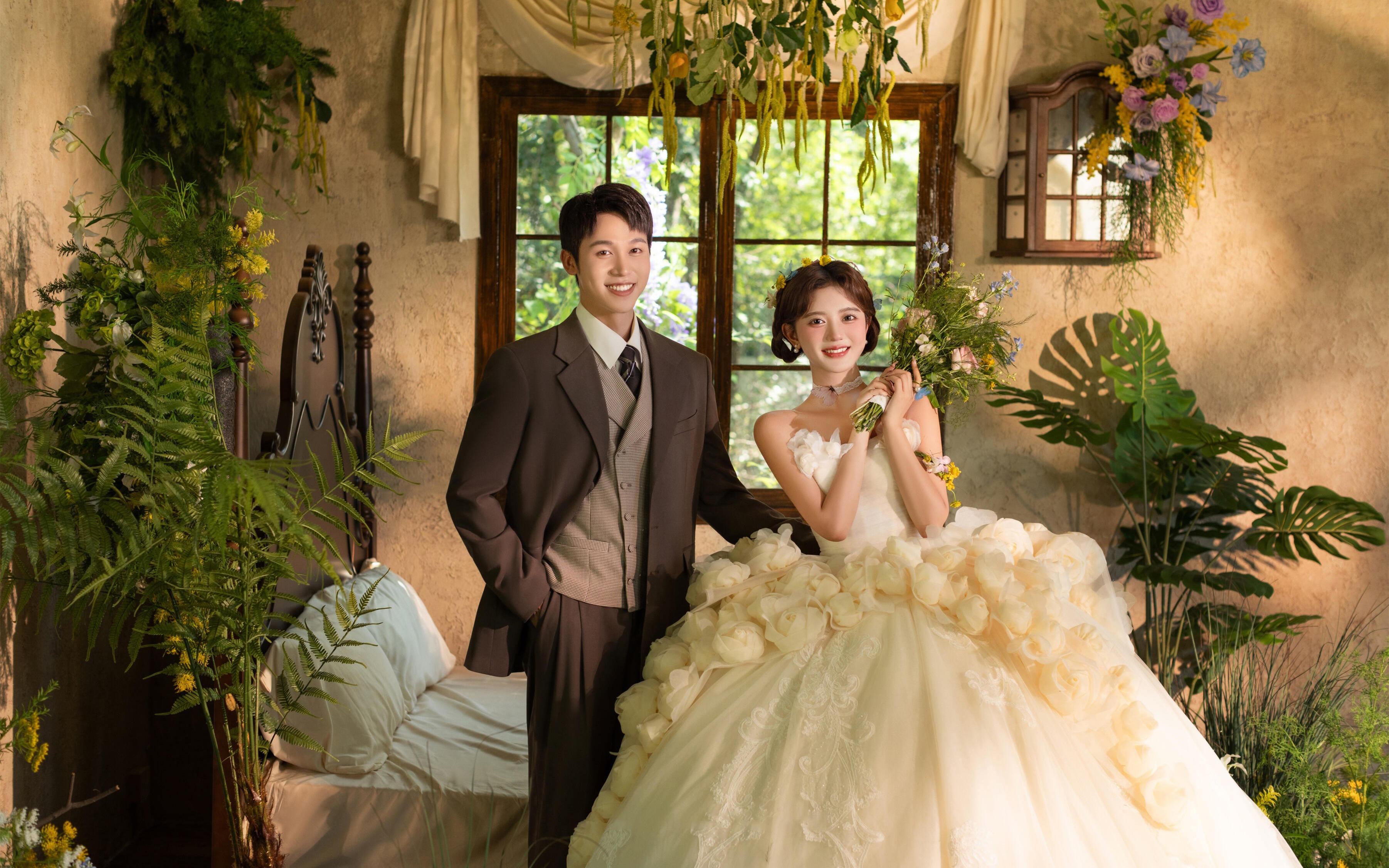 【花房法式婚紗照好夢(mèng)幻】