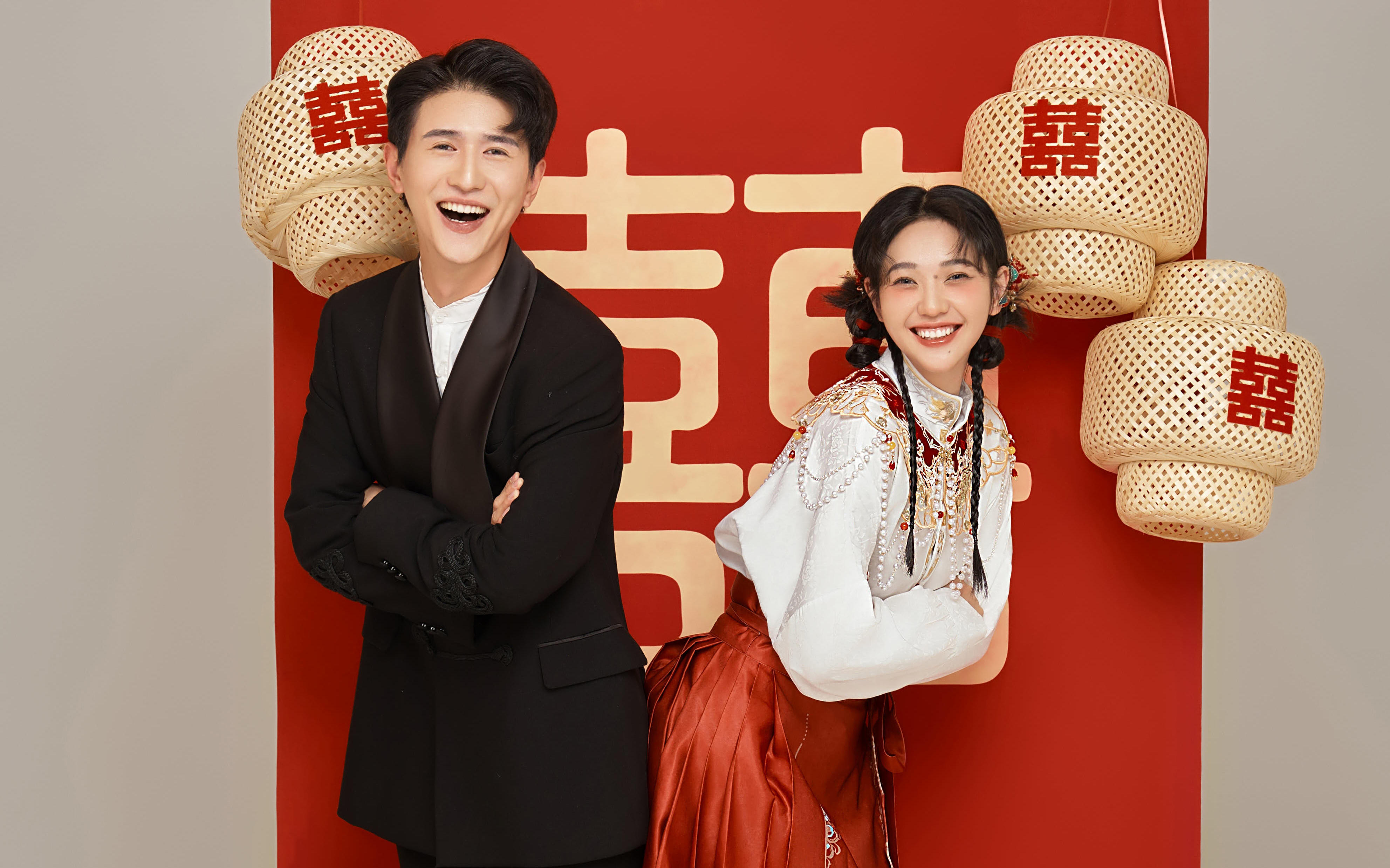 室内轻复古喜嫁婚纱照