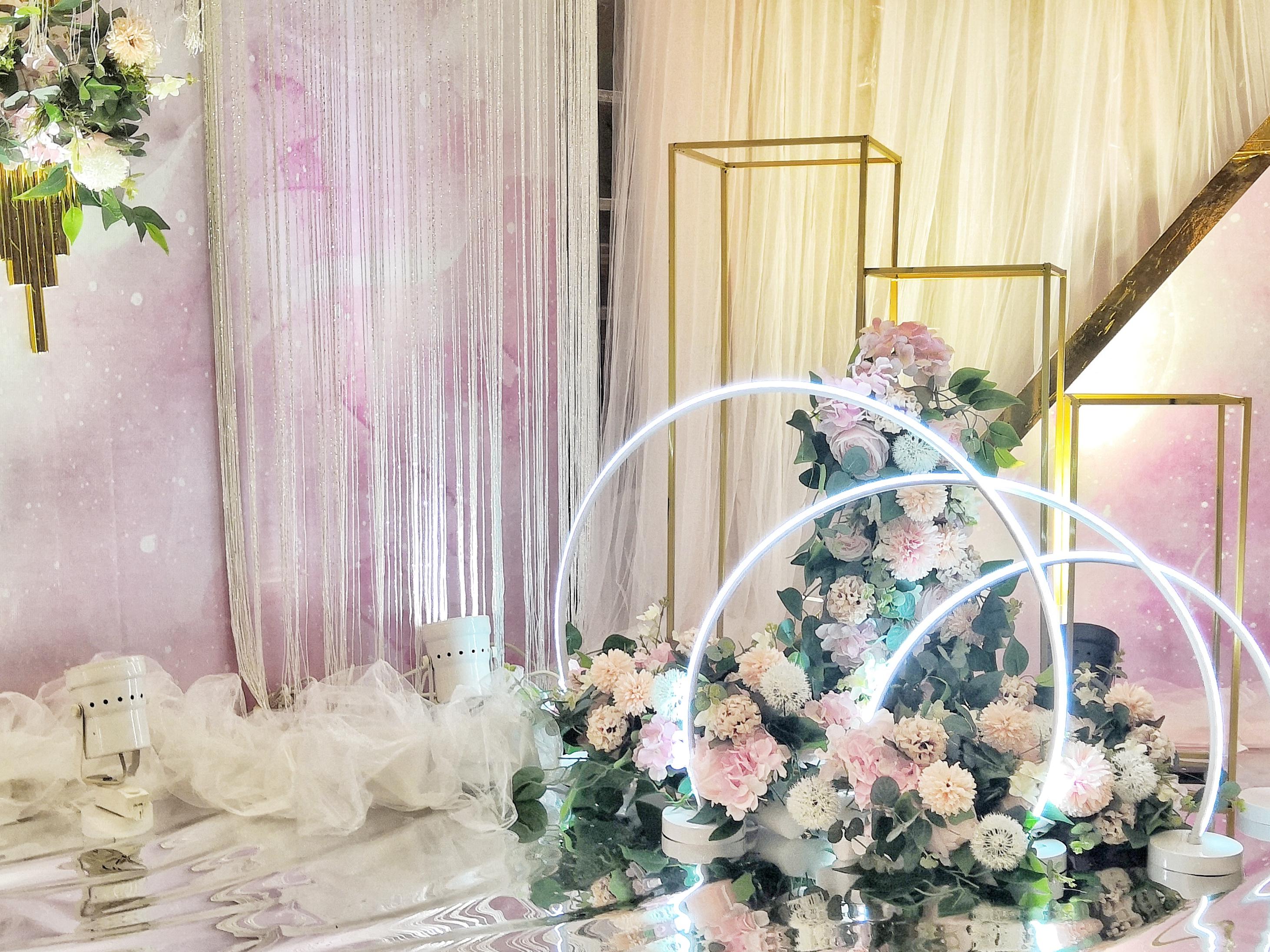 【蜜芽糖婚礼】轻奢大理石纹-粉色