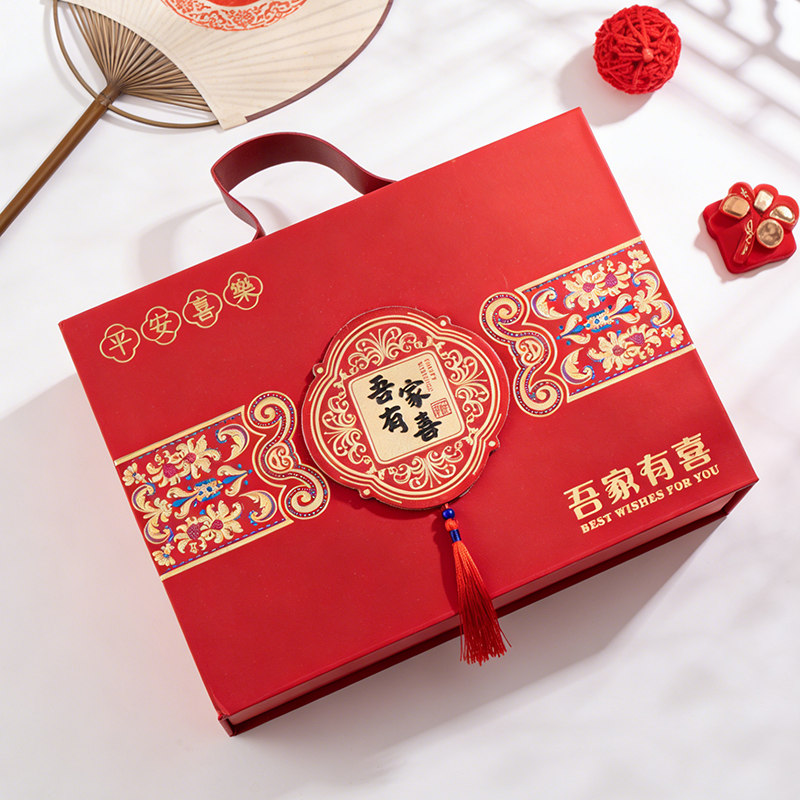 中式吾家有喜伴手礼 男女结婚宾客礼伴郎伴娘实用回礼
