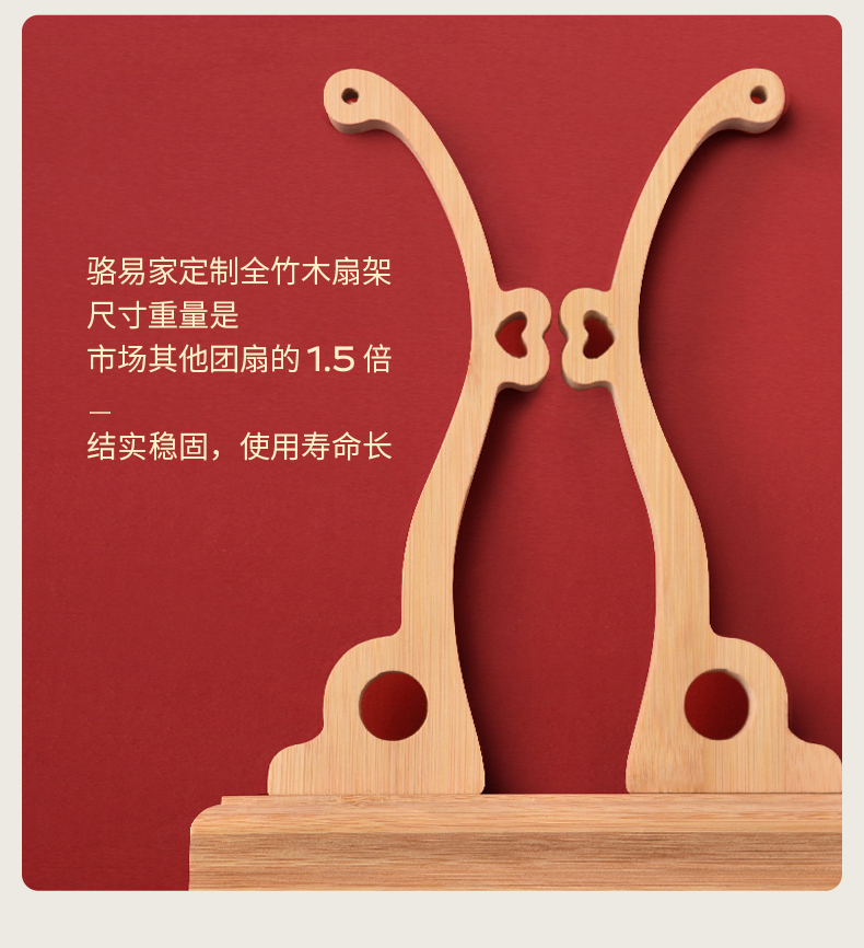 【鳳凰于飛】駱易家結(jié)婚新娘團扇雙面高級秀禾喜扇