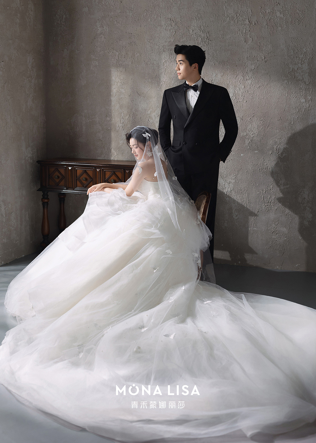 美到失语😌谁懂轻复古主纱婚纱照的魅力