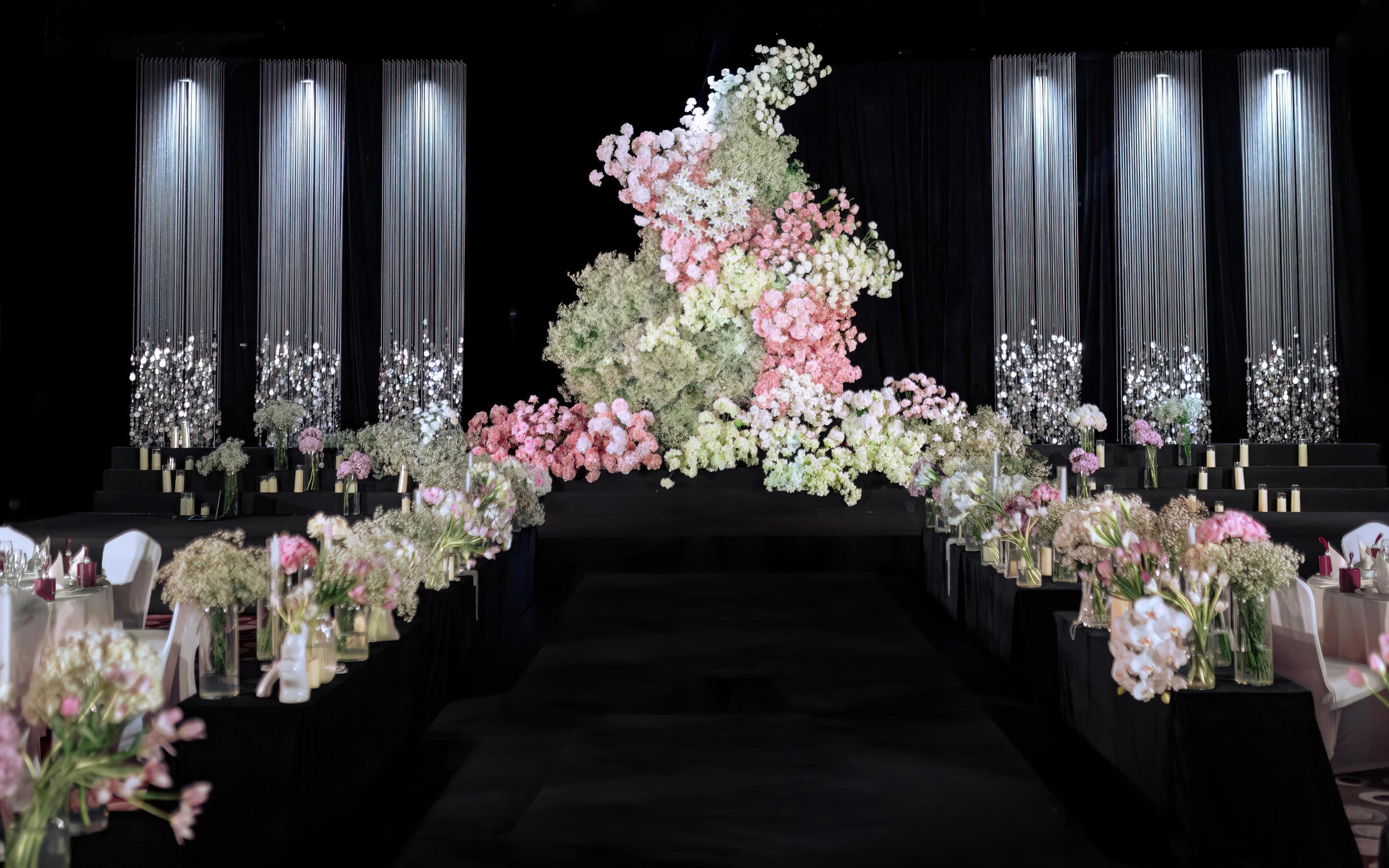 【蜜缘婚礼】粉色系缀满天星的婚礼之约