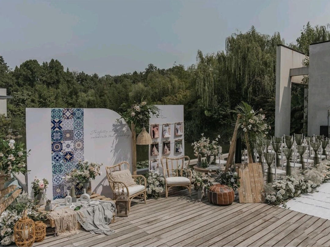 广安金钰桥婚礼/坝坝宴/户外/绿色泰式婚礼