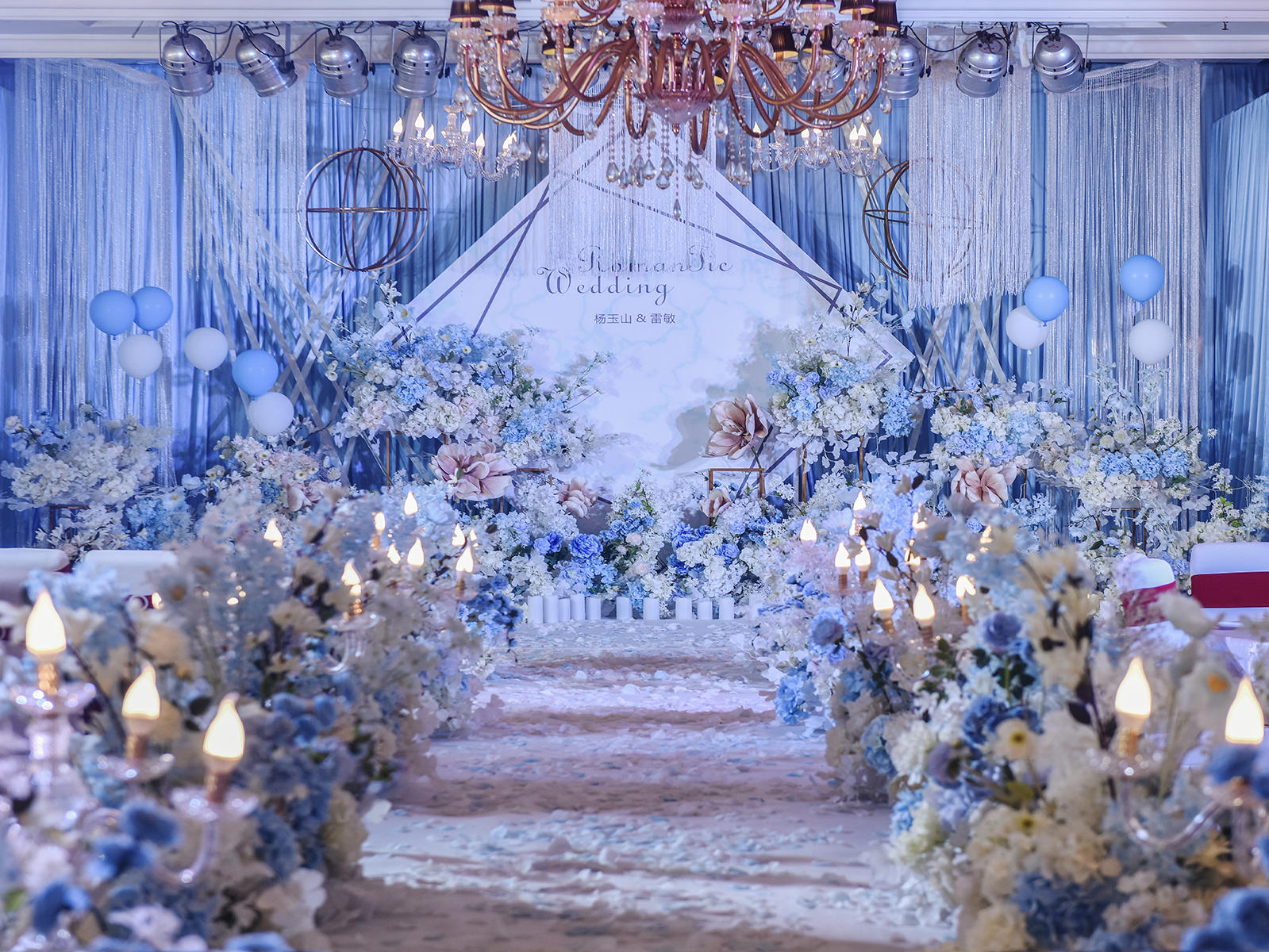 【爱尚喜事】小清新蓝色花海案例