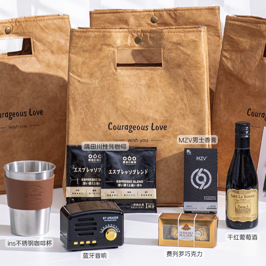 杜邦紙手提袋伴郎高端商務(wù)伴手禮 