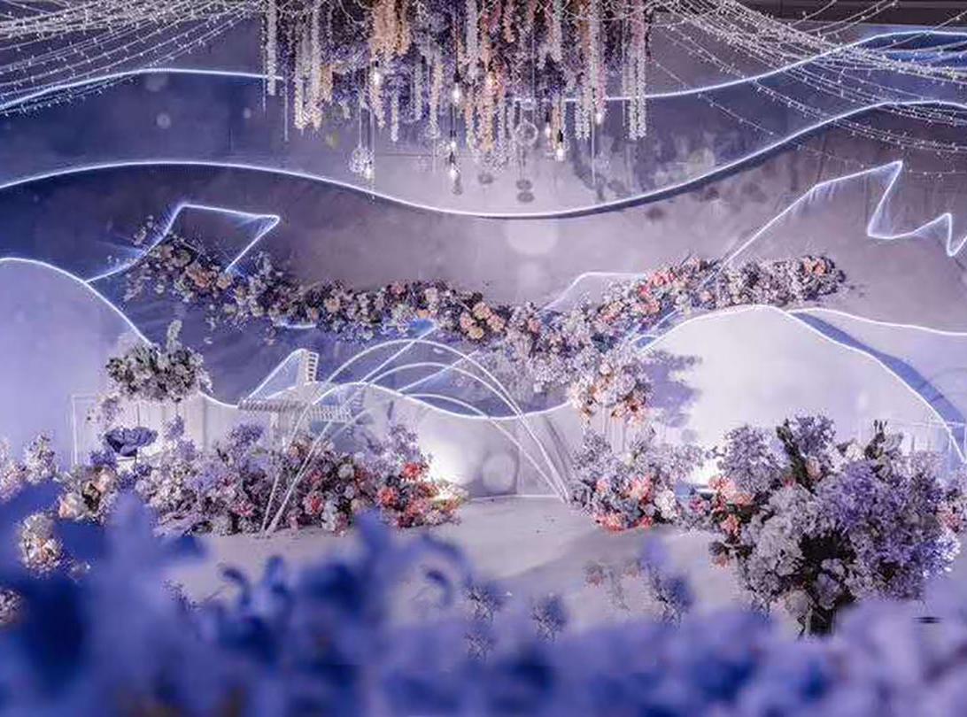 【巨匠婚礼】梦幻主题婚礼——紫色梦幻