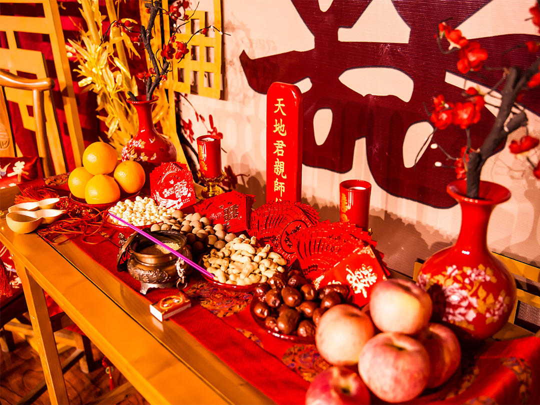 【千禧婚礼】新中式|红蓝撞色婚礼