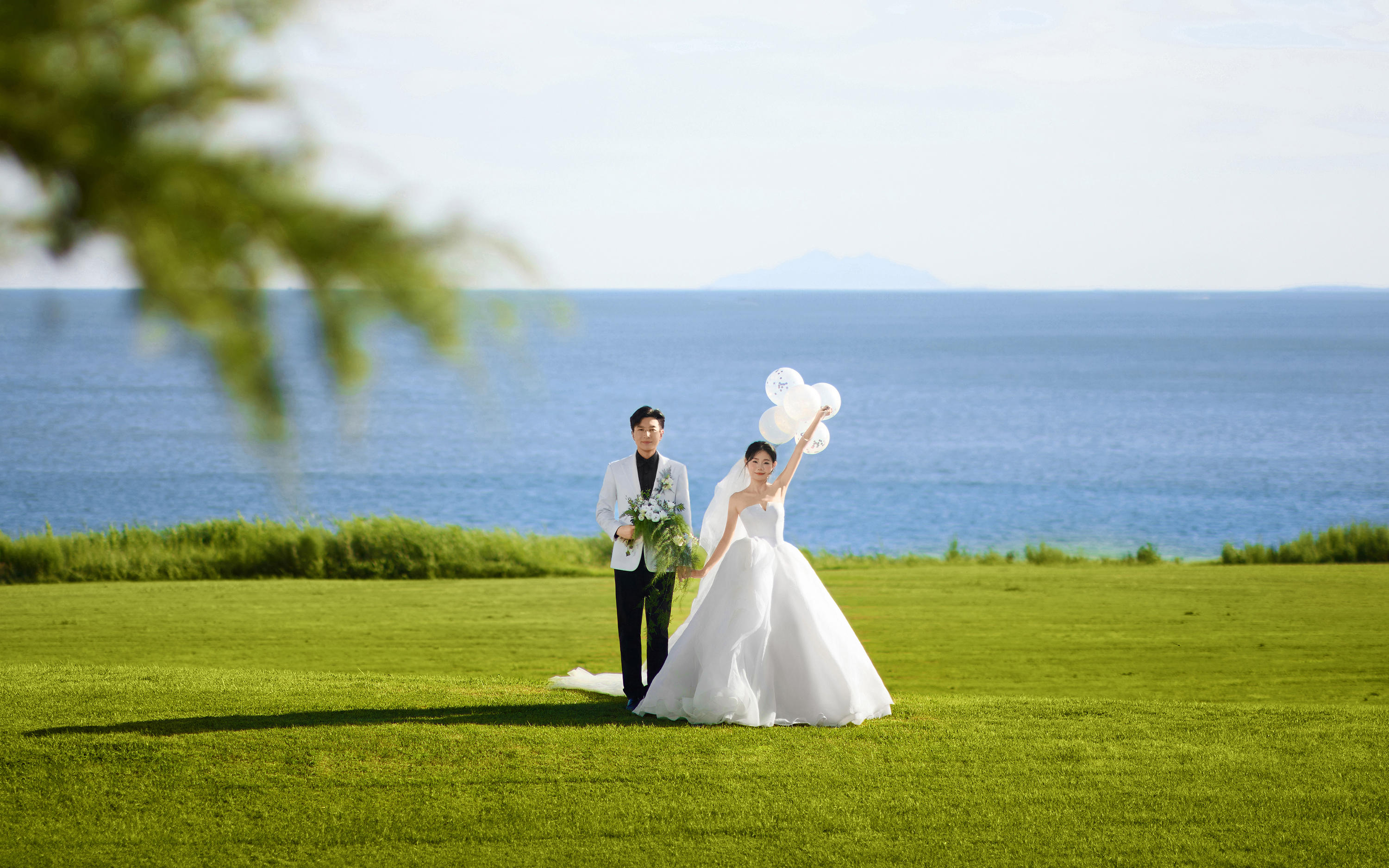 ✨浪漫暴击！绿野仙踪草坪婚纱照太蛊了~