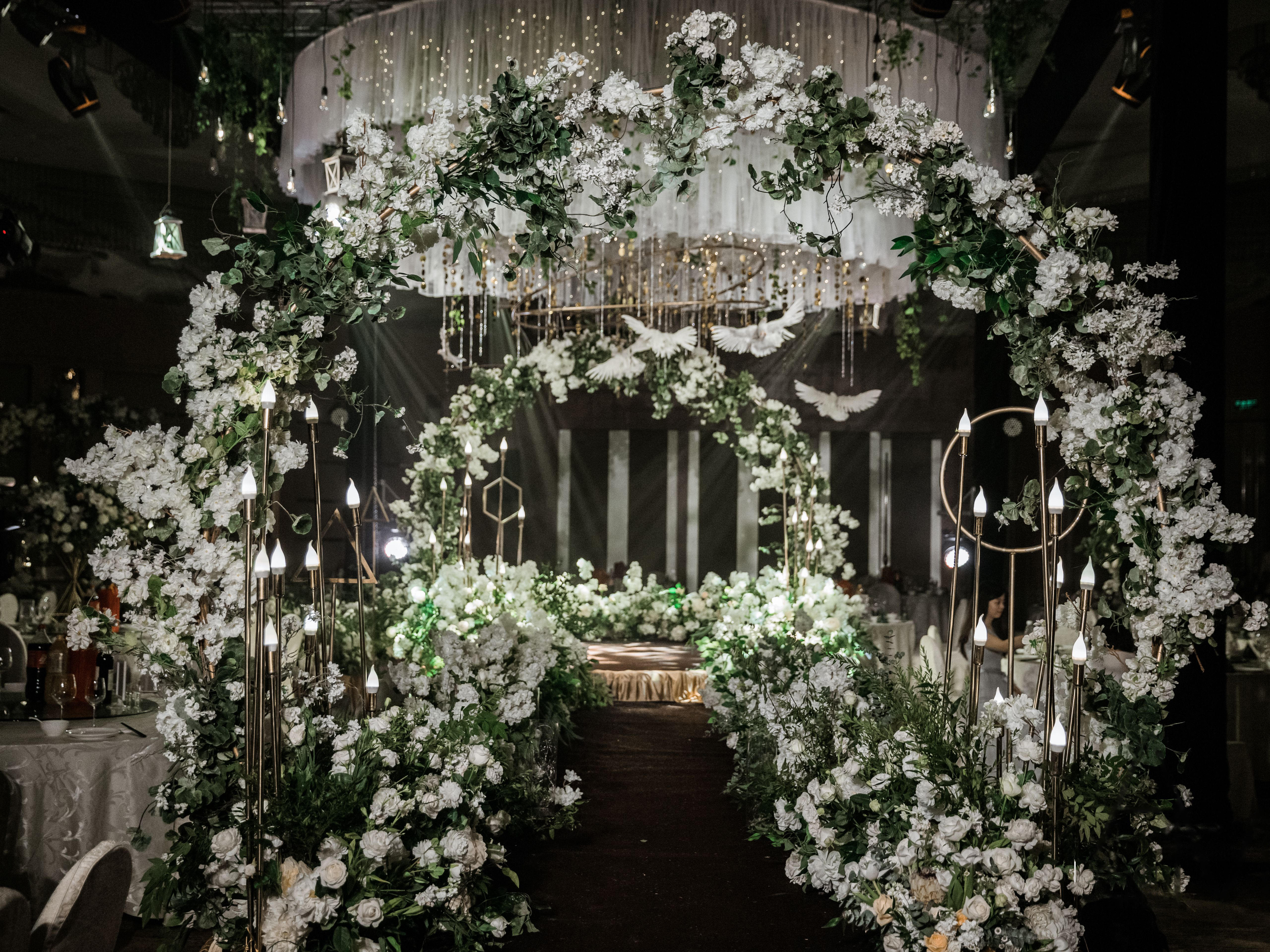 夏日白绿色清新梦幻婚礼【all of love】