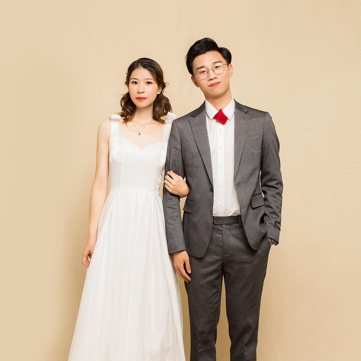 新中式婚纱照创意室内拍摄中山本地拍摄30精修入册