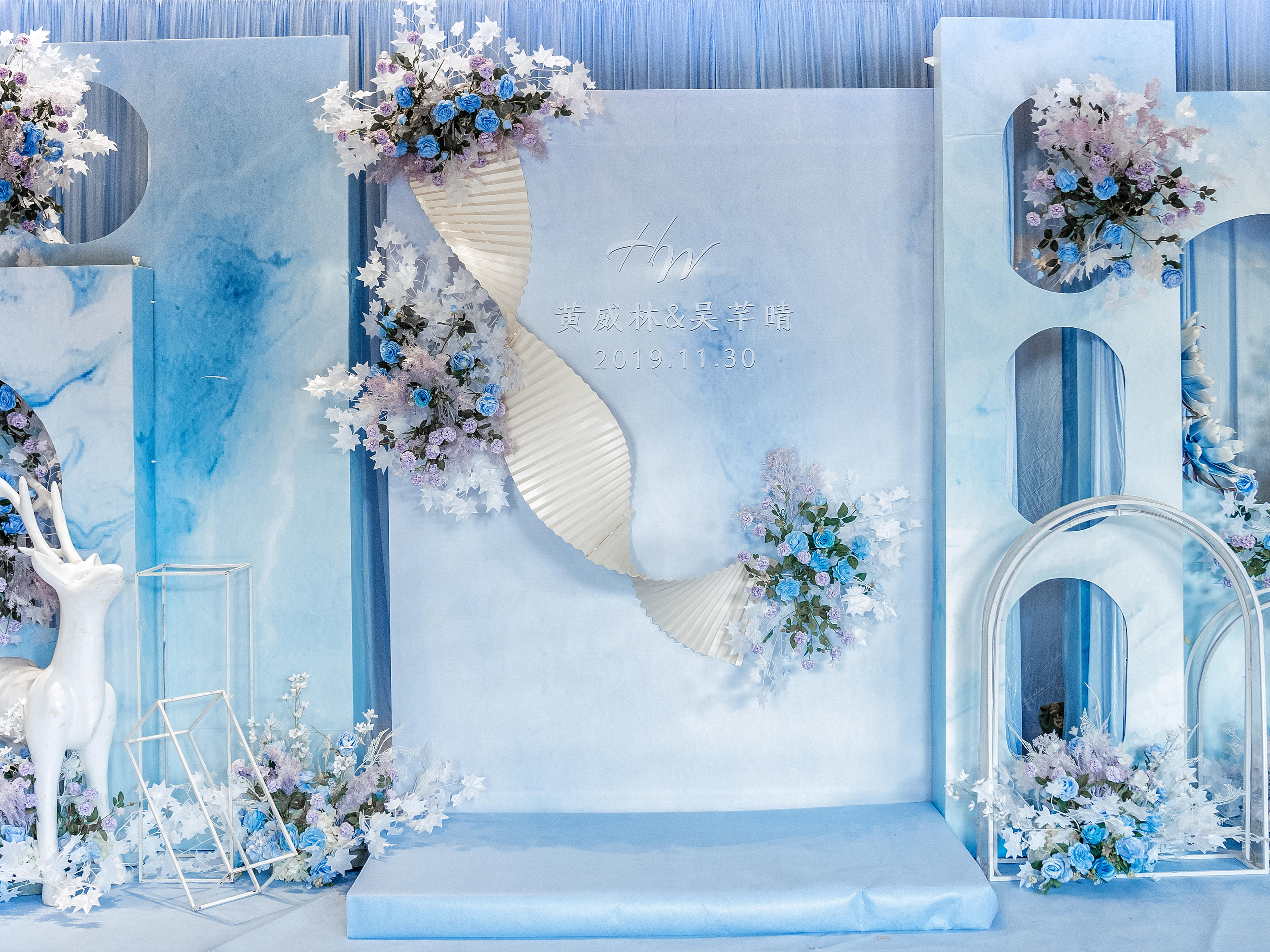禧度婚礼/蓝色奢侈私人唯美定制