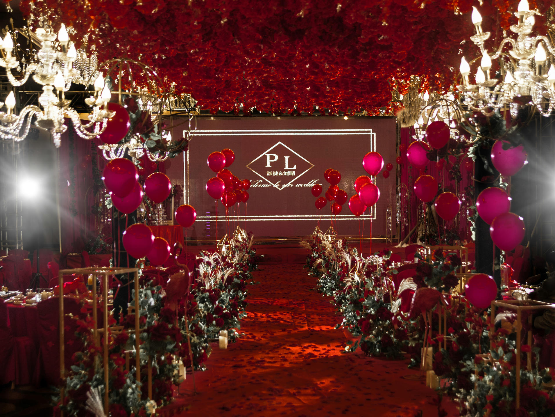 【完美婚庆】勃艮第酒红 祁东一洲