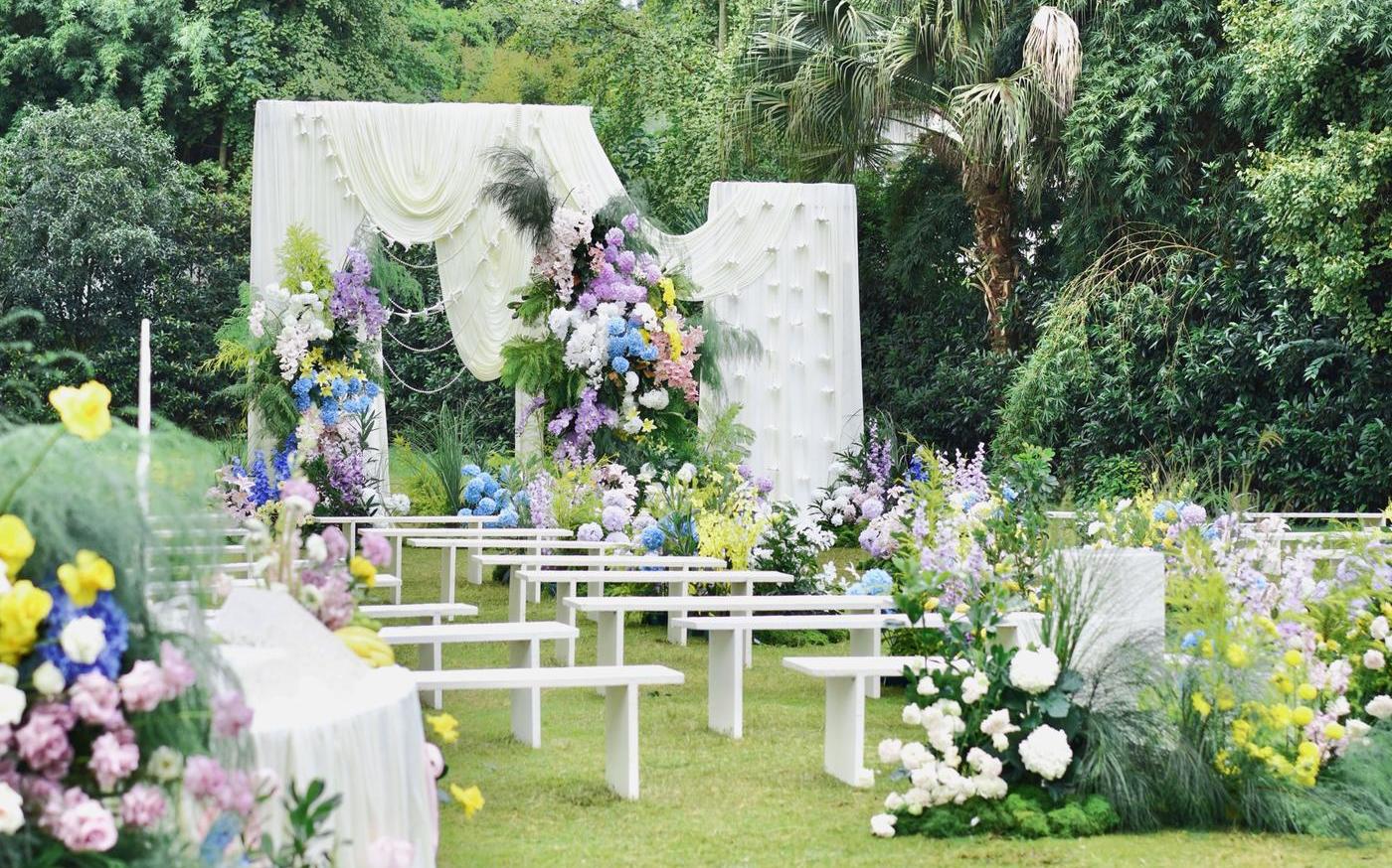 小清新花园风户外主题