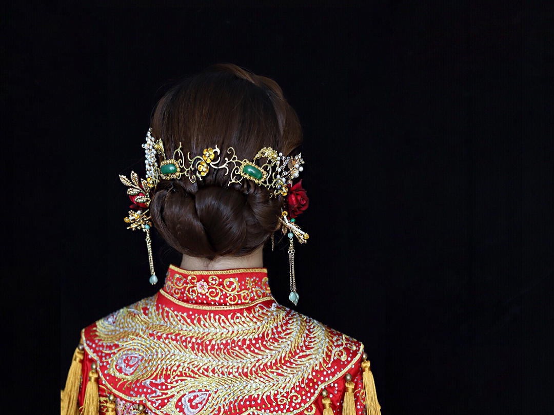 【二宝造型】全程婚礼跟妆服务送回门礼服