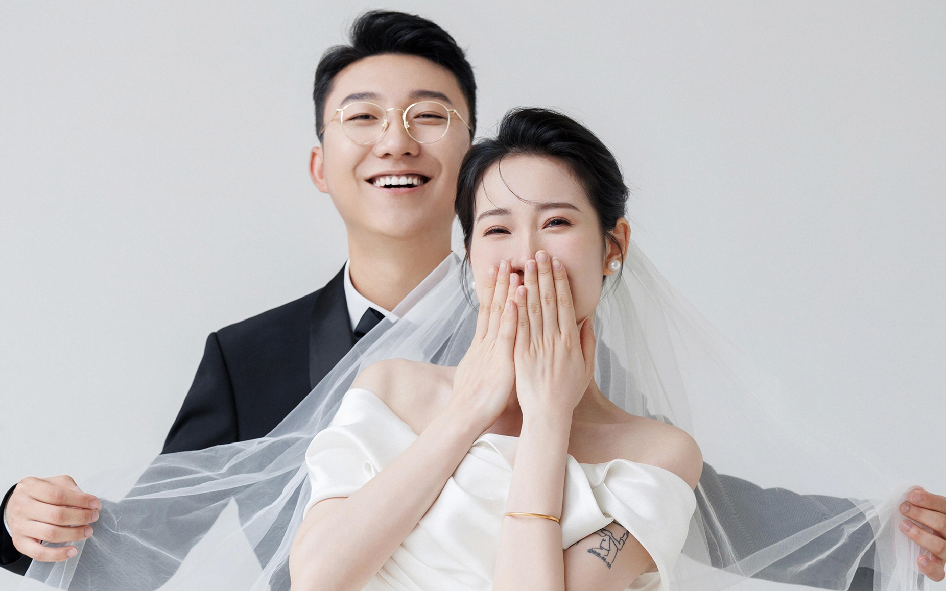 极简韩式系列客片欣赏！石家庄婚纱照必拍系列