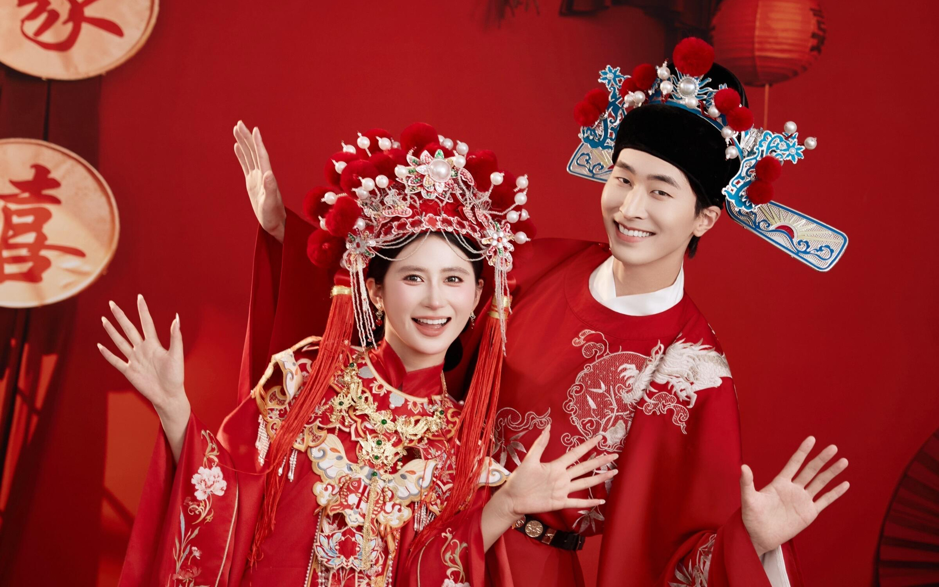 吾家有喜 | 氛围感拉满的中式汉服婚纱照