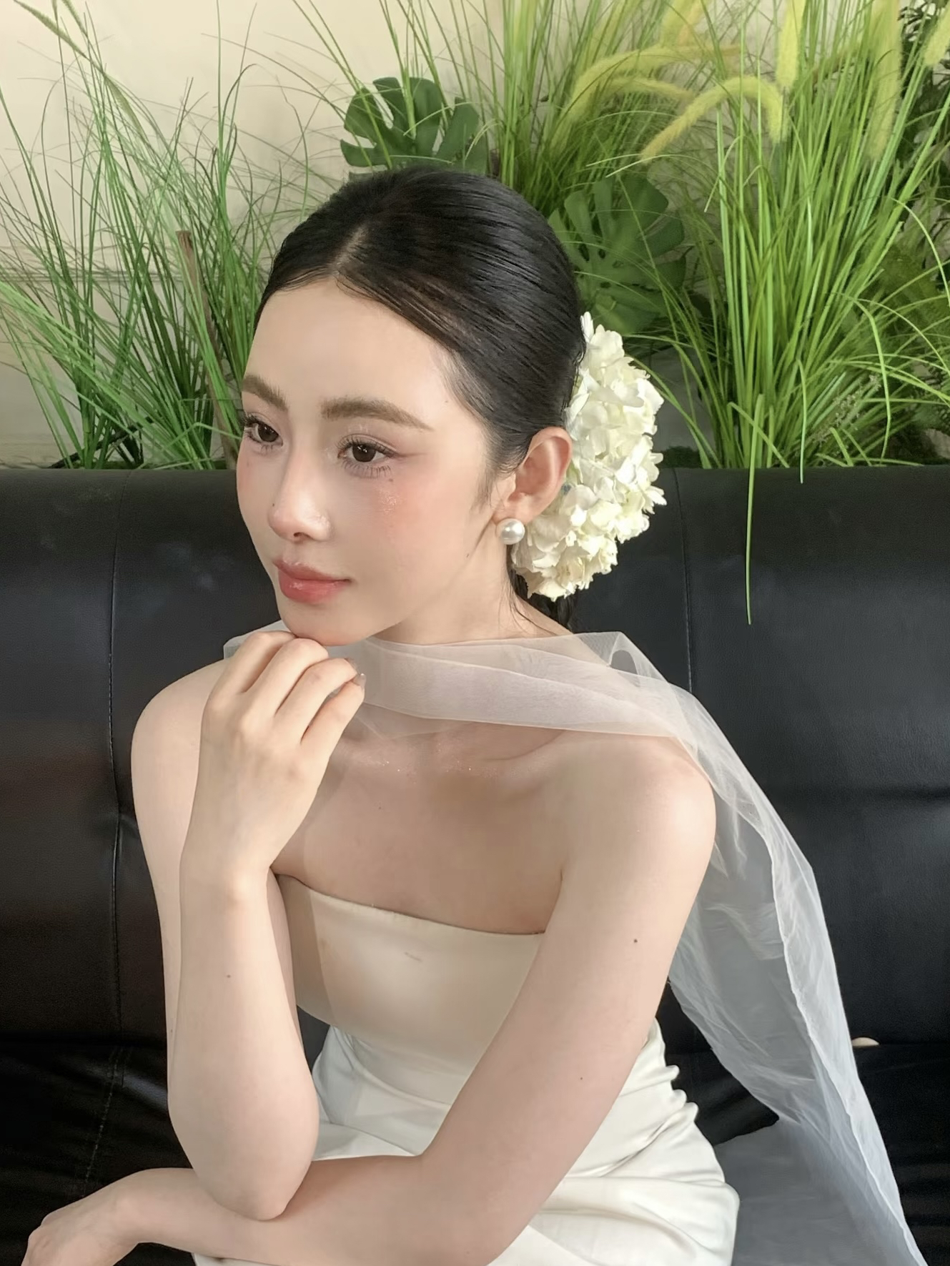 森系韩式白纱造型