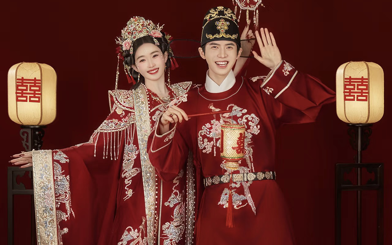 把婚纱照拍成古装剧