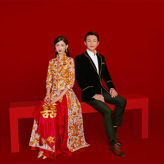 中式喜嫁+秀禾+8服8造+55张精修+专车接驾