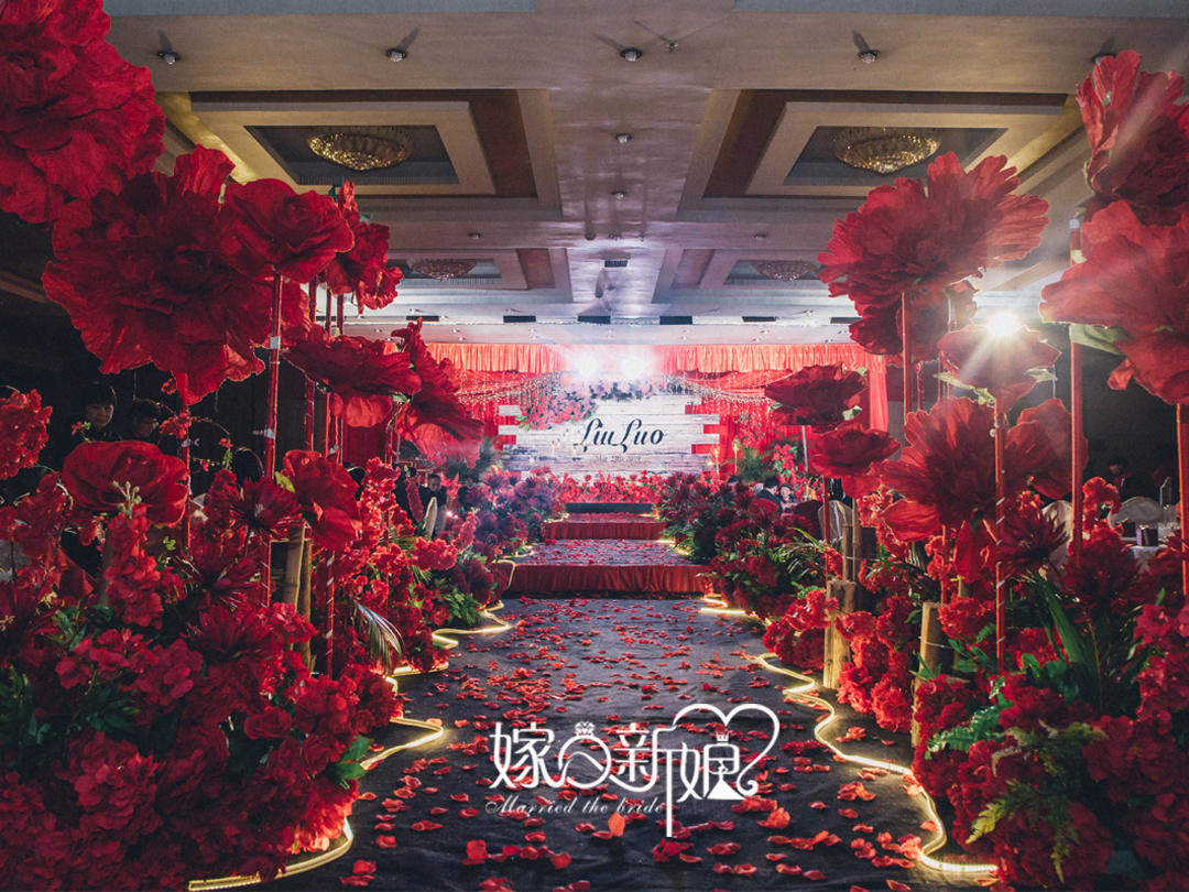 【嫁日新娘婚礼】轻奢定制婚礼—红色复古风