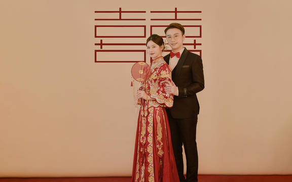 纯内景婚纱拍摄套餐|韩式简约|复古|中式传统|