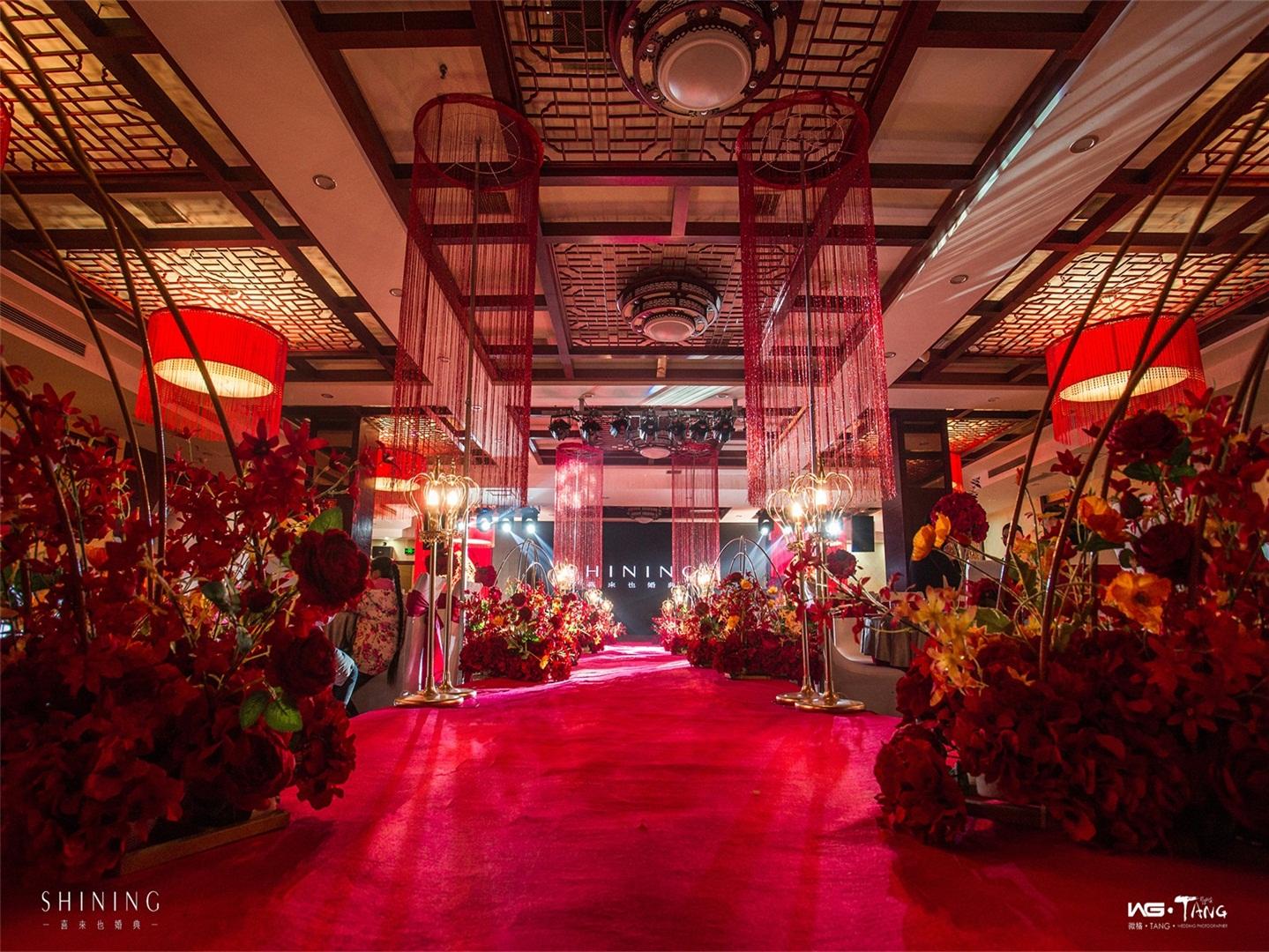 铜陵喜来也婚礼设计-西式红金