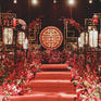 【超值钜惠】红色中式传统婚礼布置