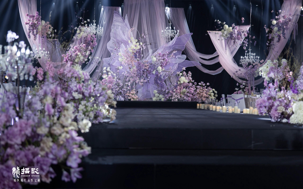 【龍攝影】紫調(diào)夢境婚禮，把浪漫揉進(jìn)紫色霧靄里 