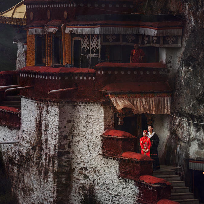 懸空寺超值婚紗情侶旅拍婚紗照