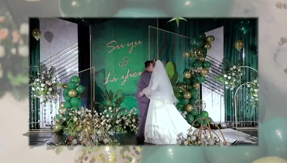 【千寻婚礼】墨绿奢华 匠心制作 四大金刚