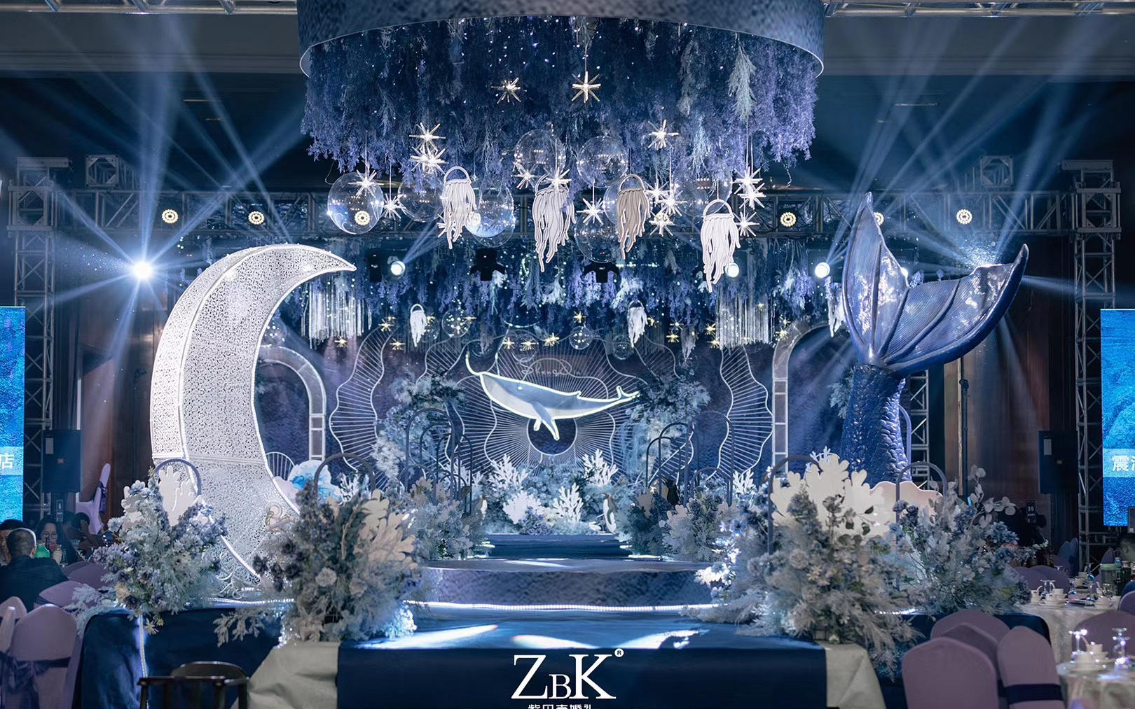 【海豚爱恋】蓝色海洋风婚礼