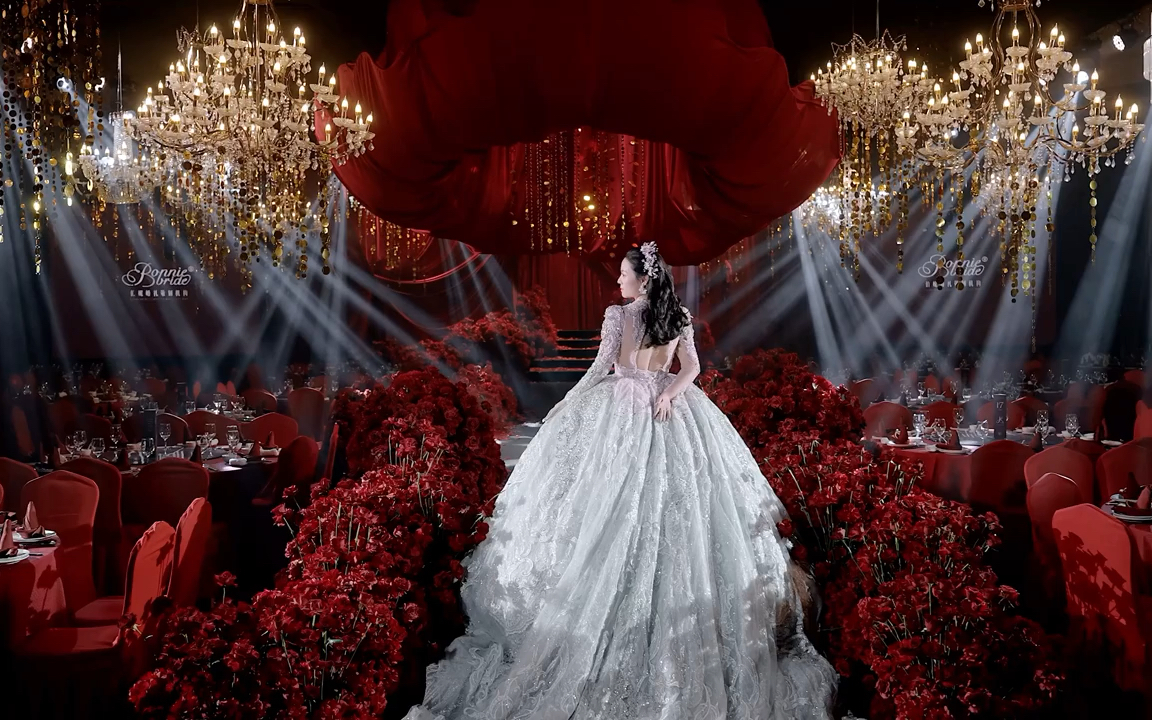 超绚丽的红色婚礼～