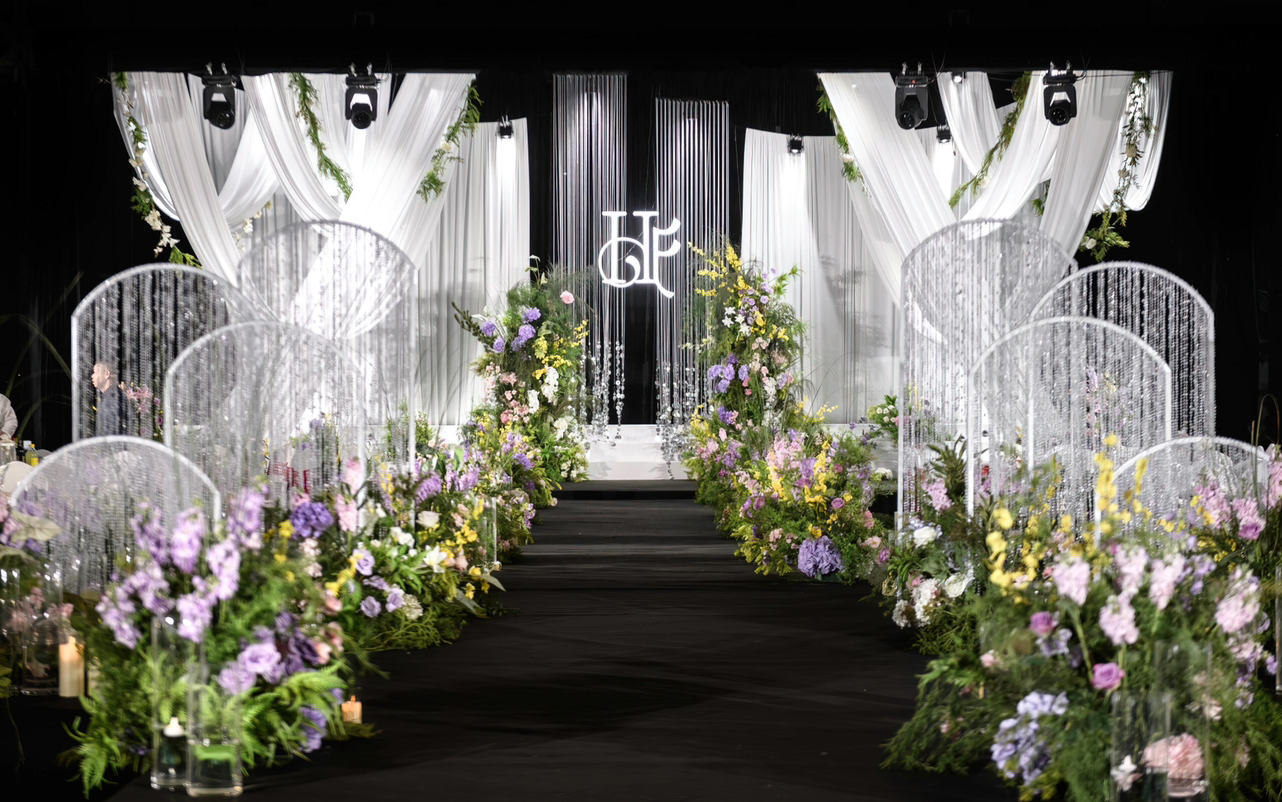 奶油布幔风婚礼