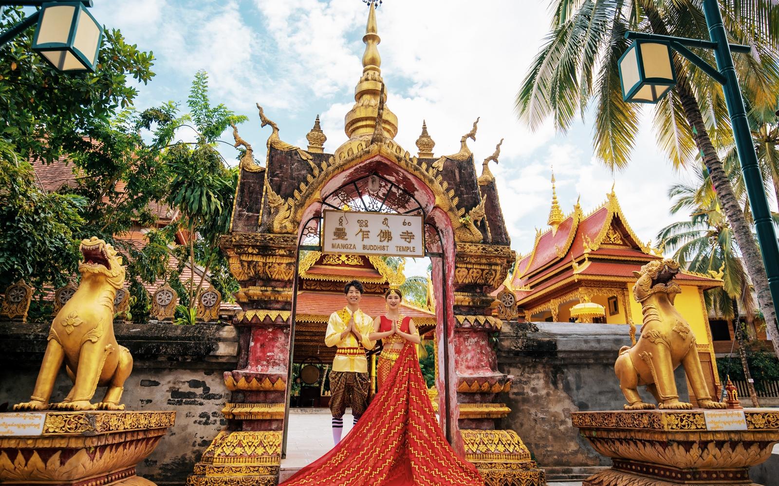 西双版纳异域风情小泰国旅拍