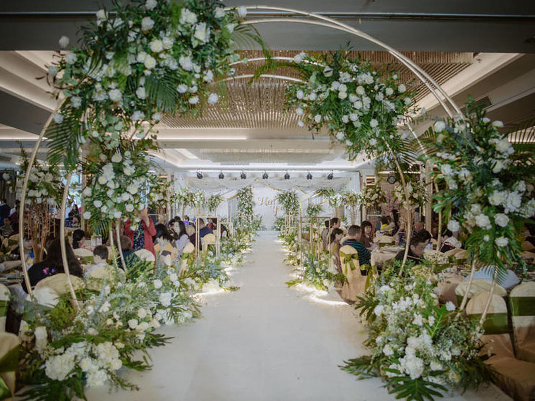 【 白绿清新韩式】唯美森系婚礼