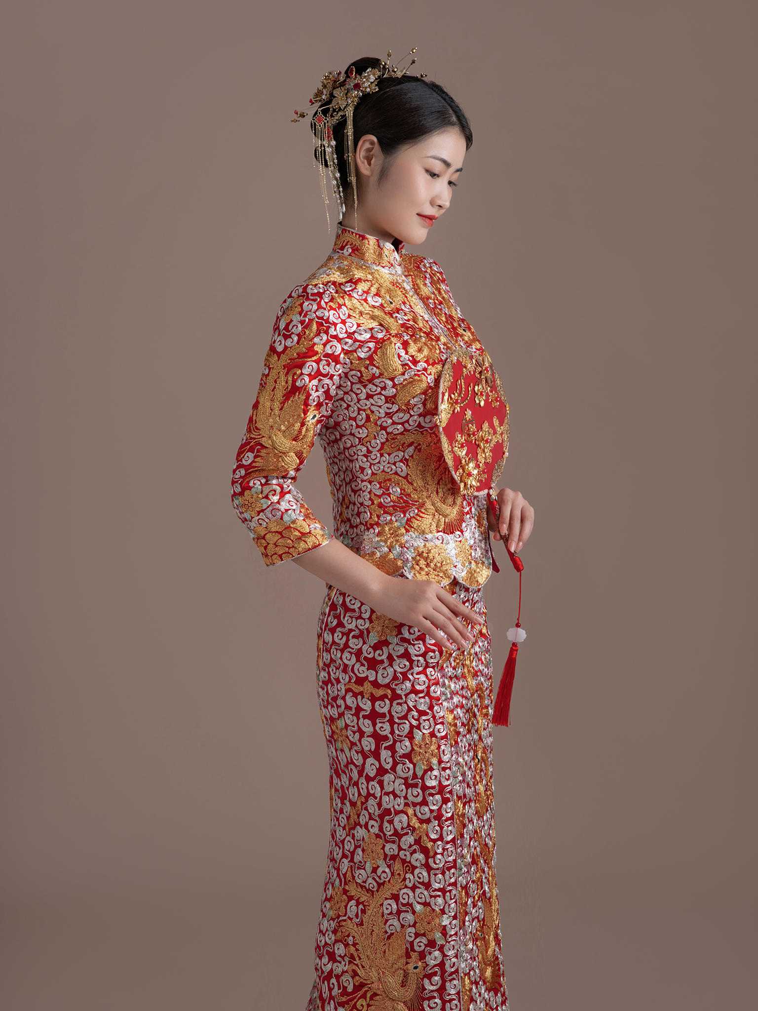 超值主推|拖尾婚纱套餐含跟妆