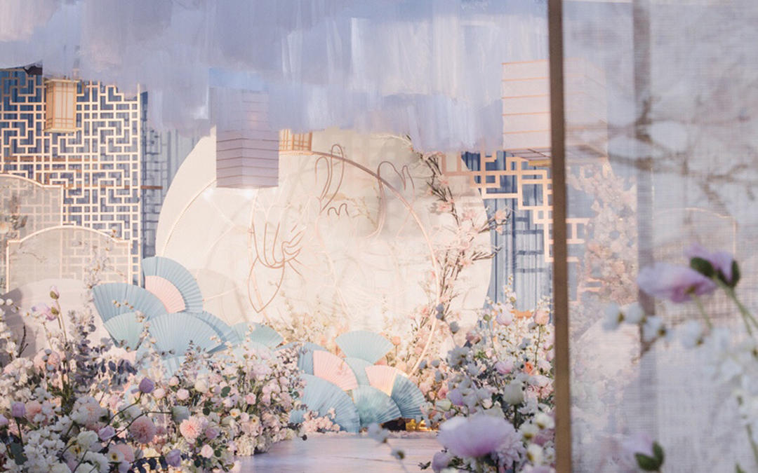 文艺高级的复古红森系婚礼