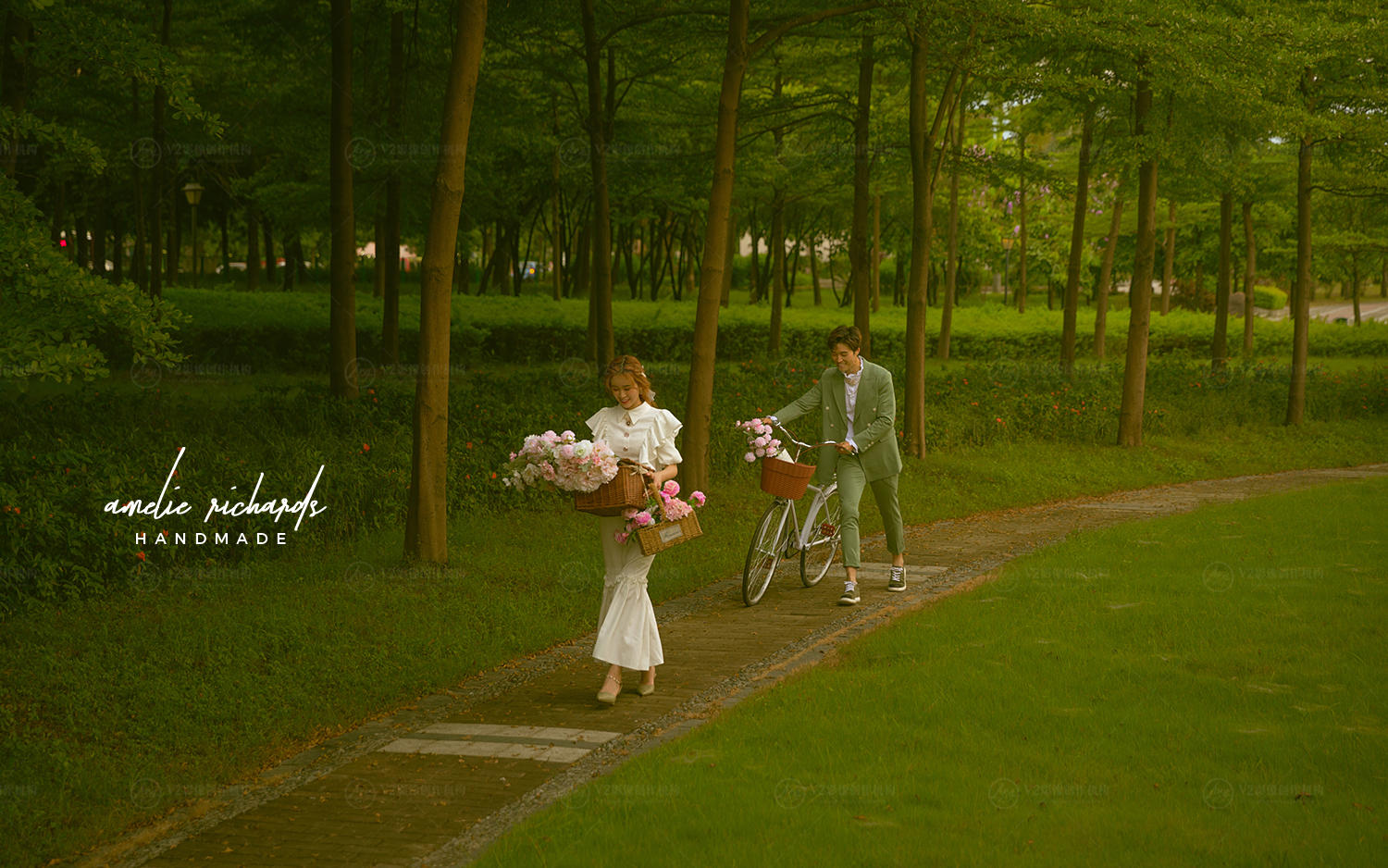 【法式油畫】諾丁花園   