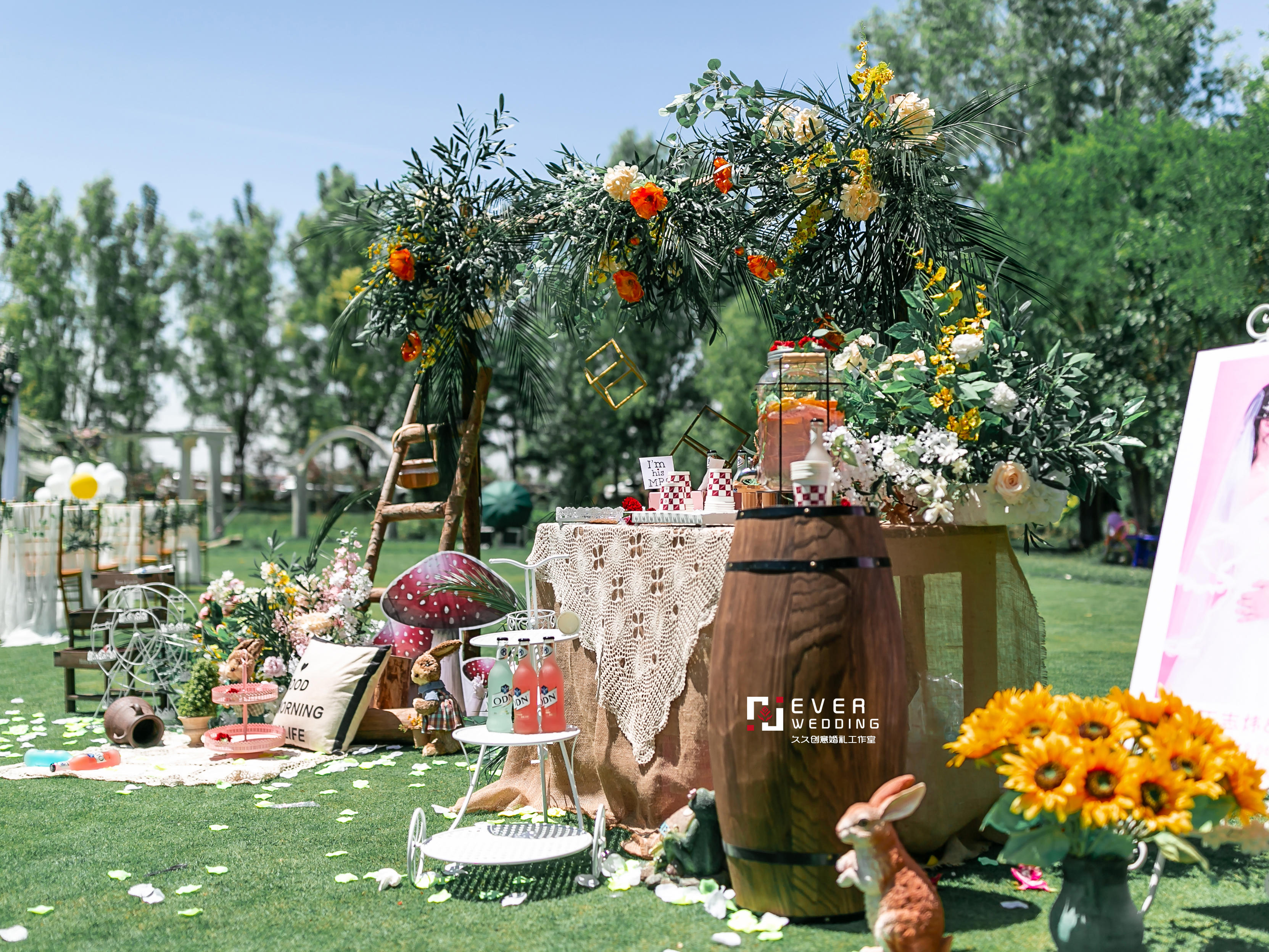 颐和高尔夫庄园草坪户外婚礼